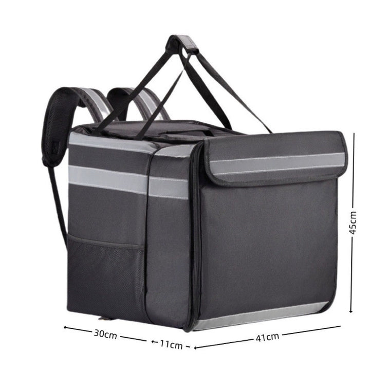 Women Insulated Delivery Backpack with Reflective Elements Bowlift