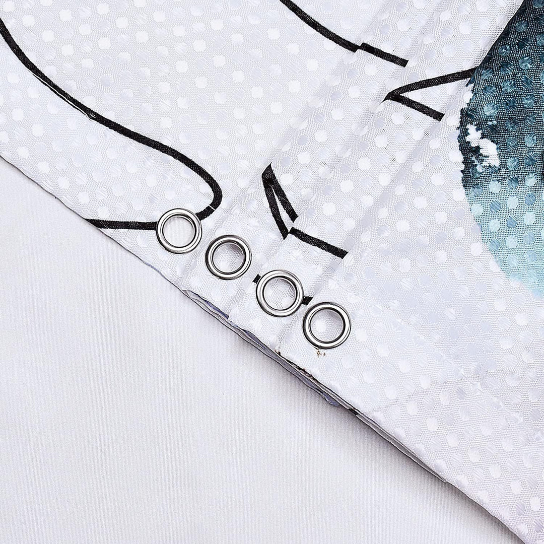 Artistic Shower Curtain Bowlift