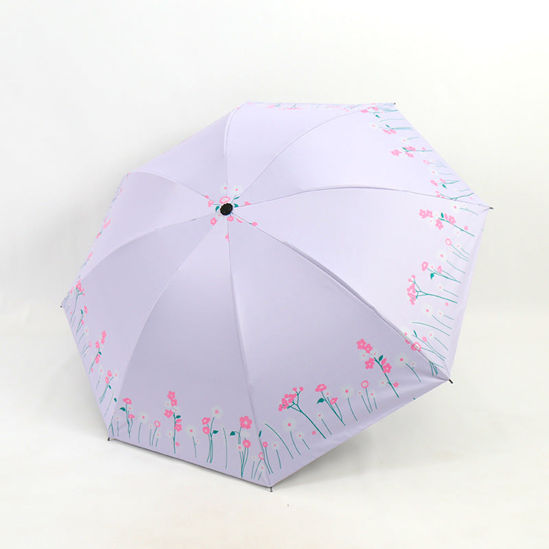Women's umbrella with floral accents Bowlift