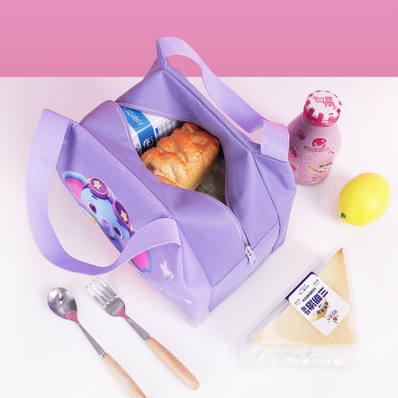 Cartoon-Themed Insulated Lunch Bag Bowlift