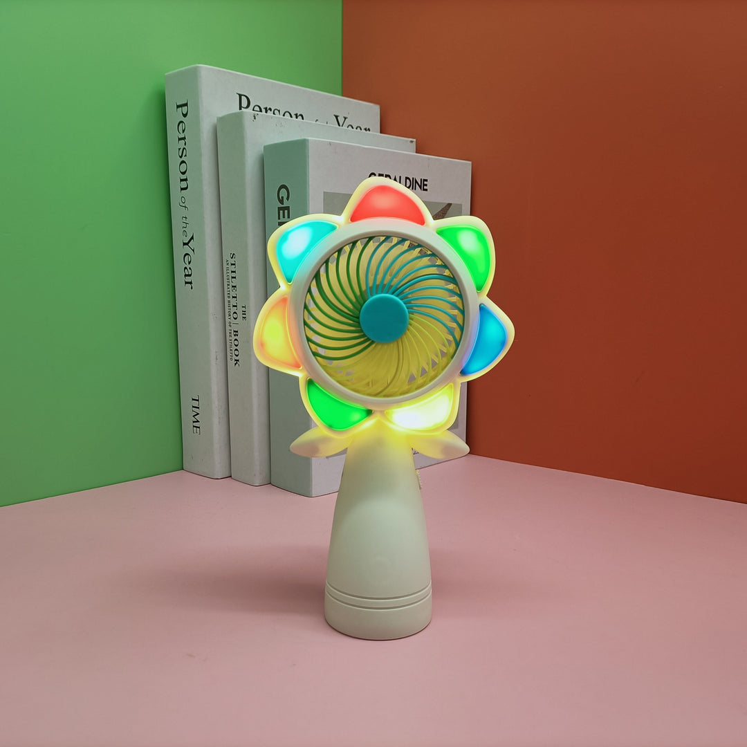 Women's Portable Color Change Fan Bowlift