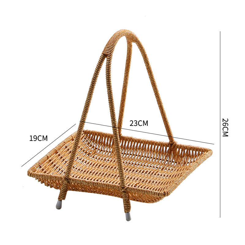 Handcrafted Woven Serving Basket Bowlift
