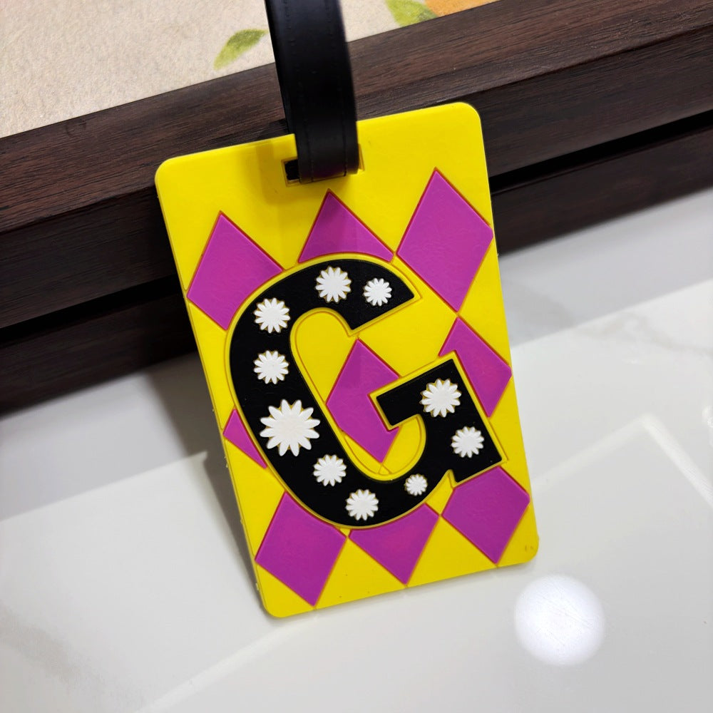 Personalized Alphabet Luggage Tag Bowlift