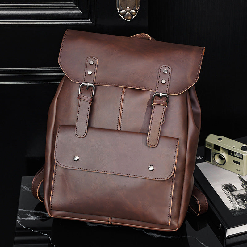 Elegant Backpack Made of Durable Faux Leather Bowlift