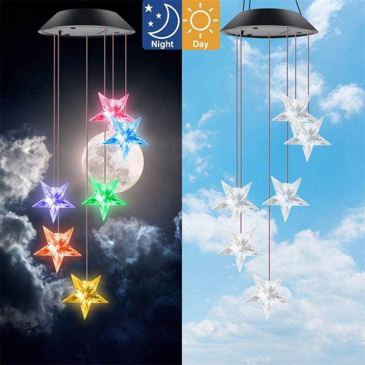 Decorative Flamingo Hanging Mobile Wind Chime Garden Ornament Bowlift