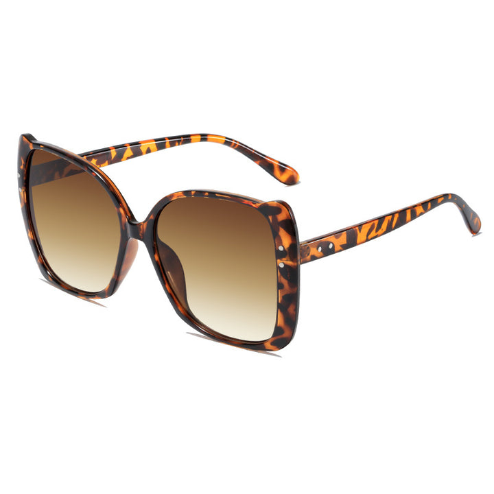 Women oversized sunglasses with brown gradient Bowlift