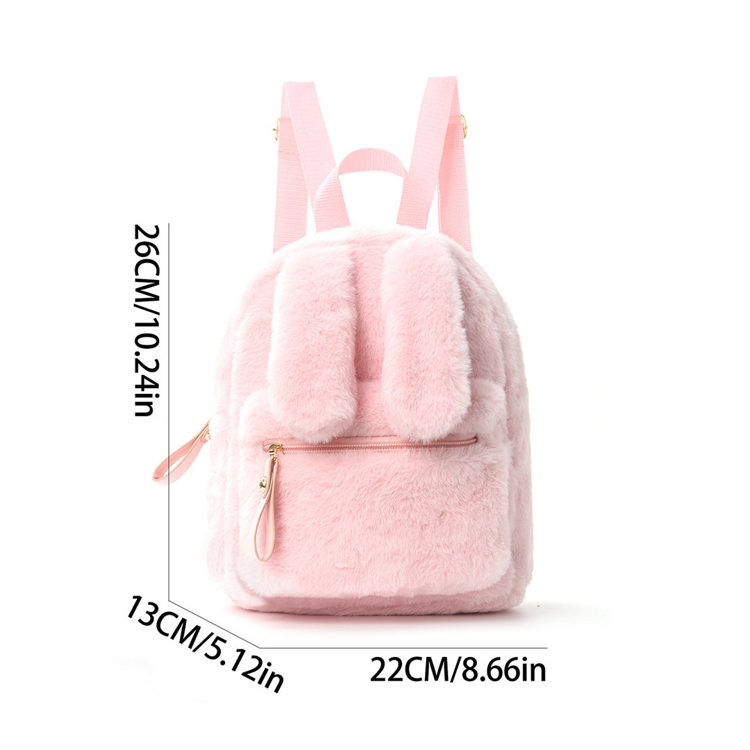 Plush backpack with ear design Bowlift