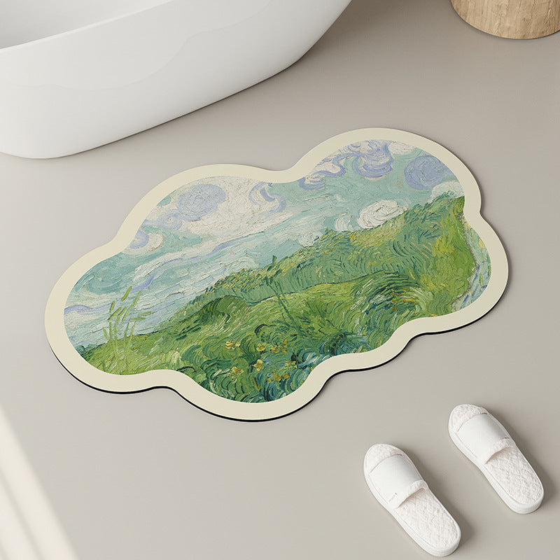 Artistic Bath Mat Bowlift