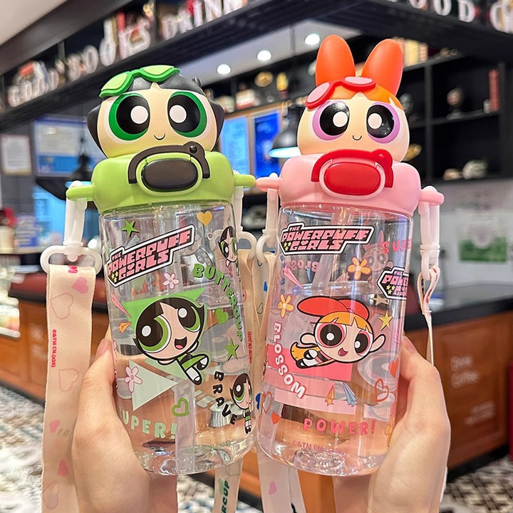 Ladies interactive drinking bottle with character design Bowlift