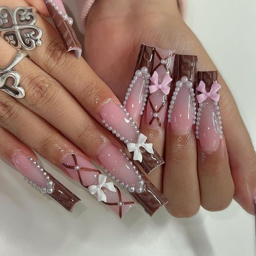 Decorative Press-On Nails Bowlift