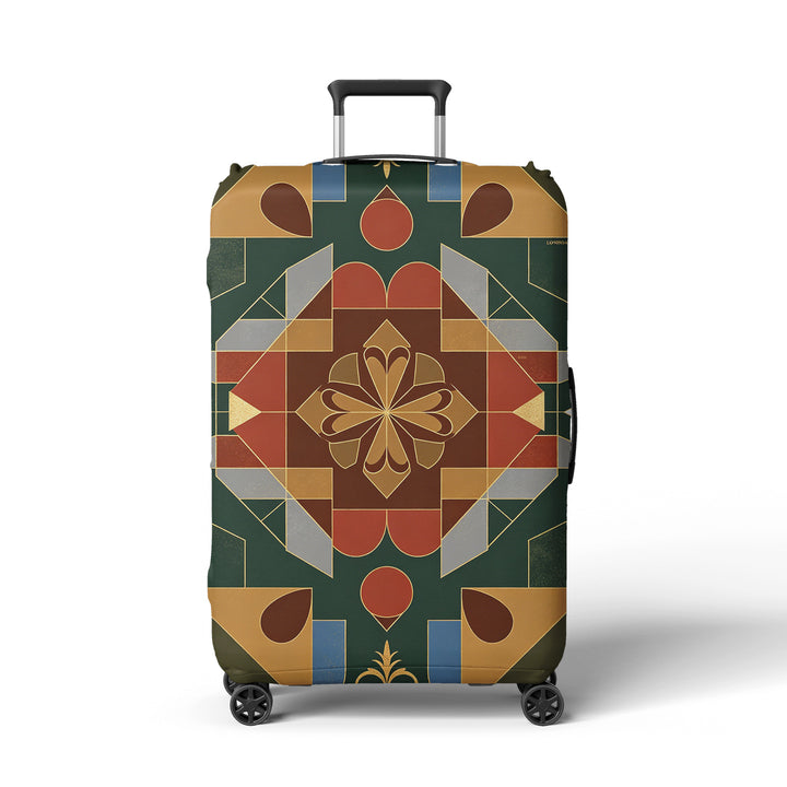 Ladies Luggage Protection with Modern Geometric Design Bowlift