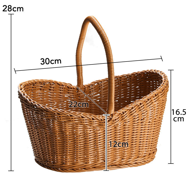 Woven Storage Basket Bowlift