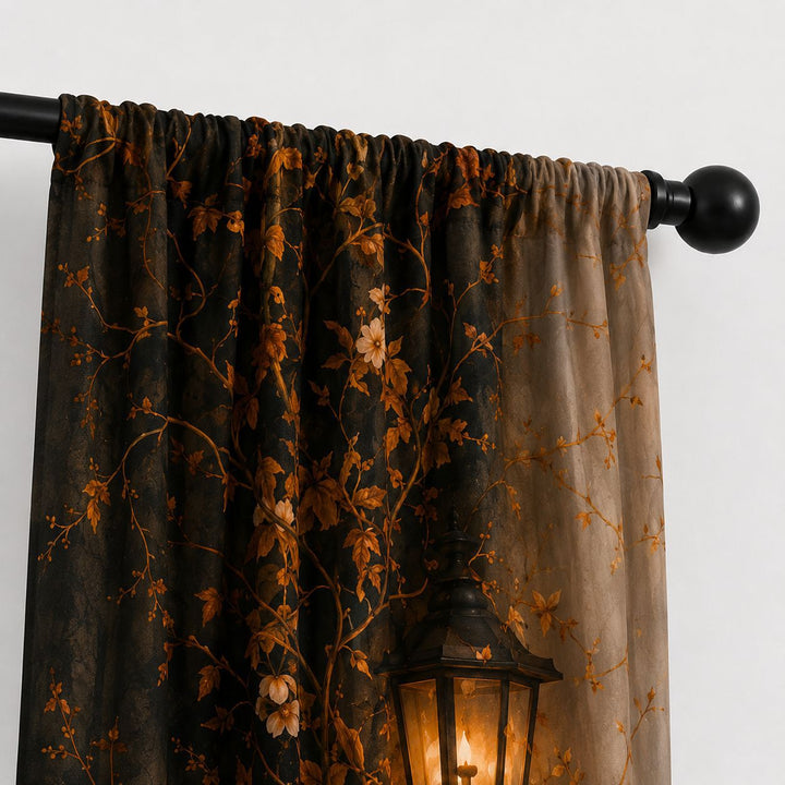 Ghost-Themed Halloween Window Drapes