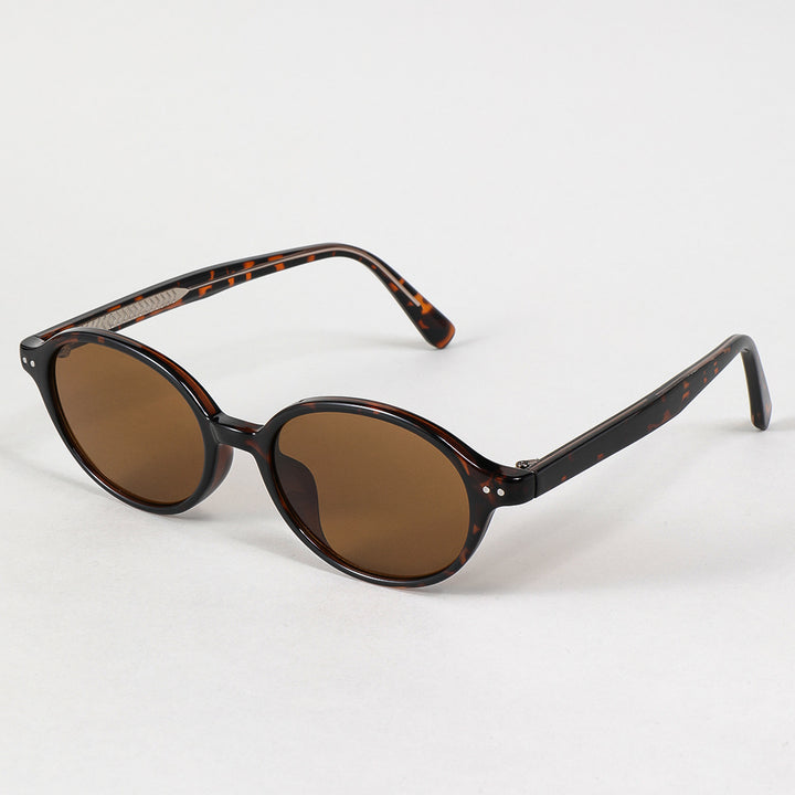 Women's fashionable retro-style sunglasses with brown lenses Bowlift