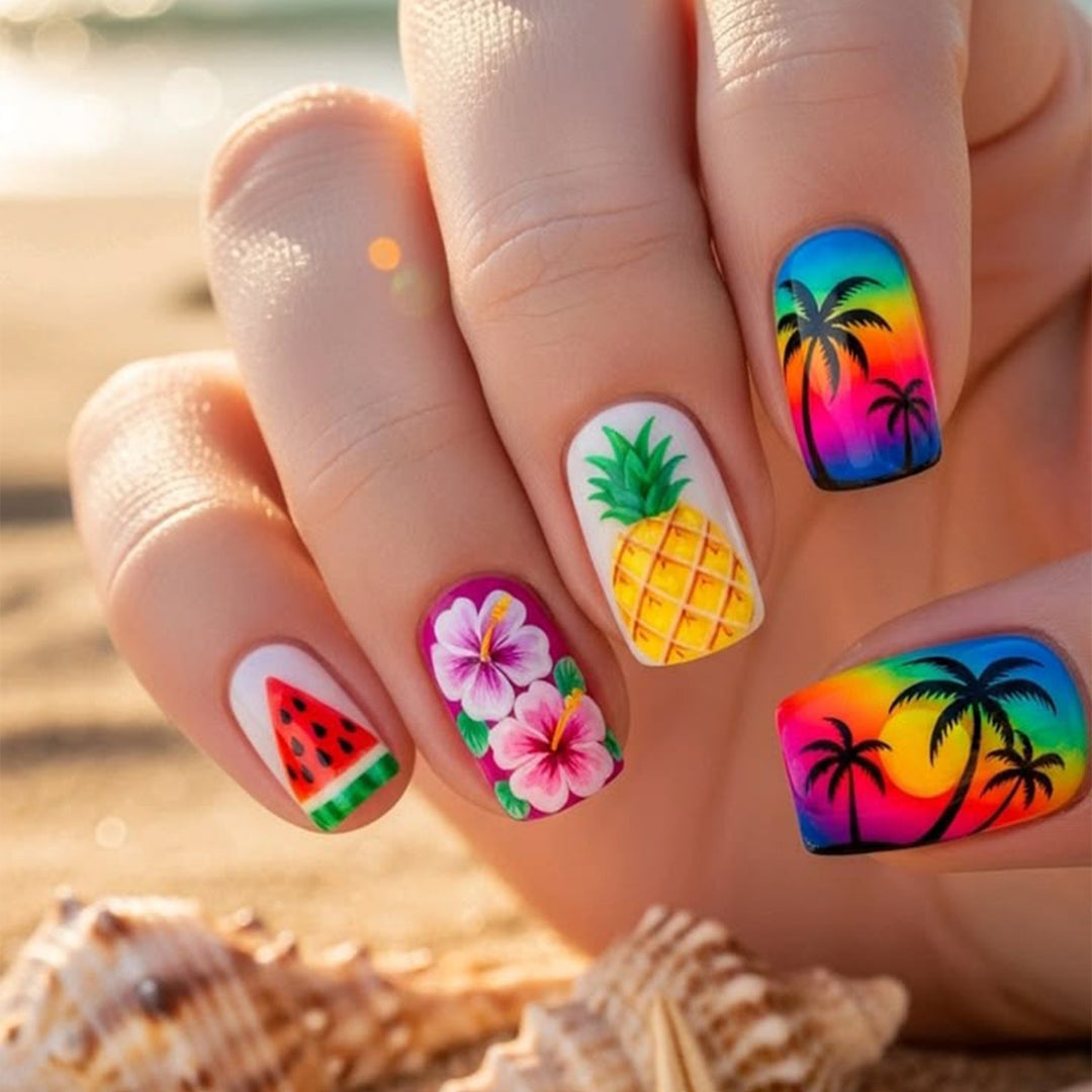 Tropical Fruit-Inspired Nail Art Kit Bowlift