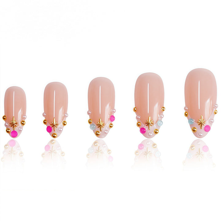 Decorative Press-On Nail Art Set Bowlift