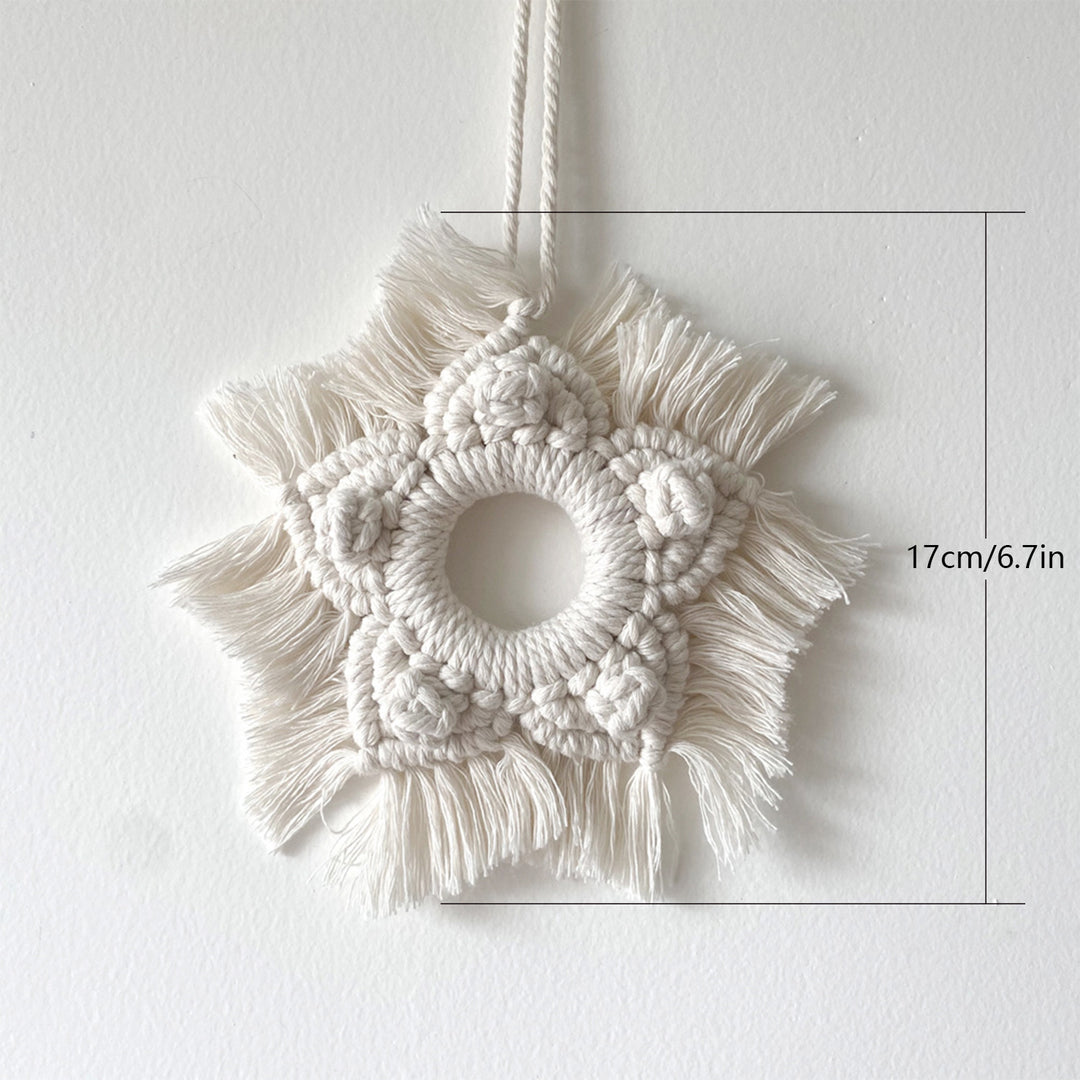 Handcrafted Macrame Star Wall Hanging Bowlift