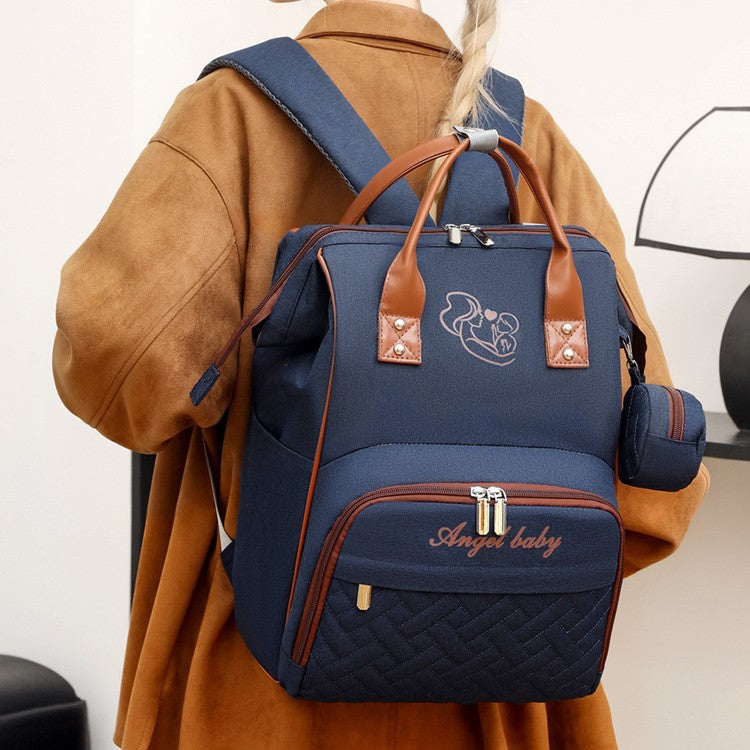 Lightweight Multi-Pocket Diaper Backpack Bowlift