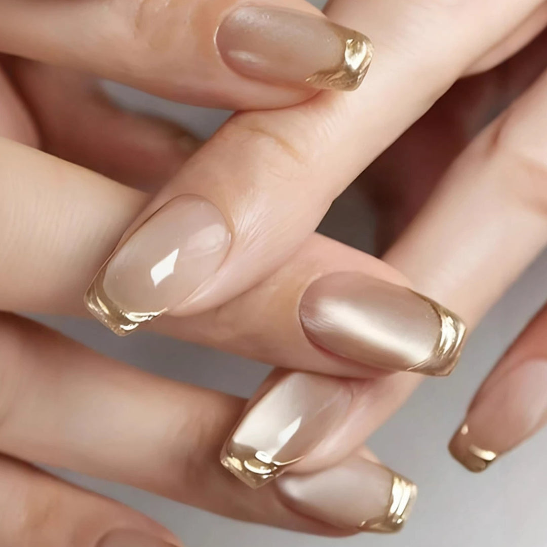 Elegant Floral Bow Press-On Nail Tips Bowlift