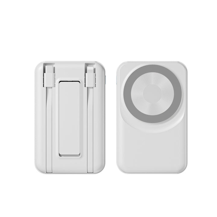 Portable power bank with integrated charging cable Bowlift