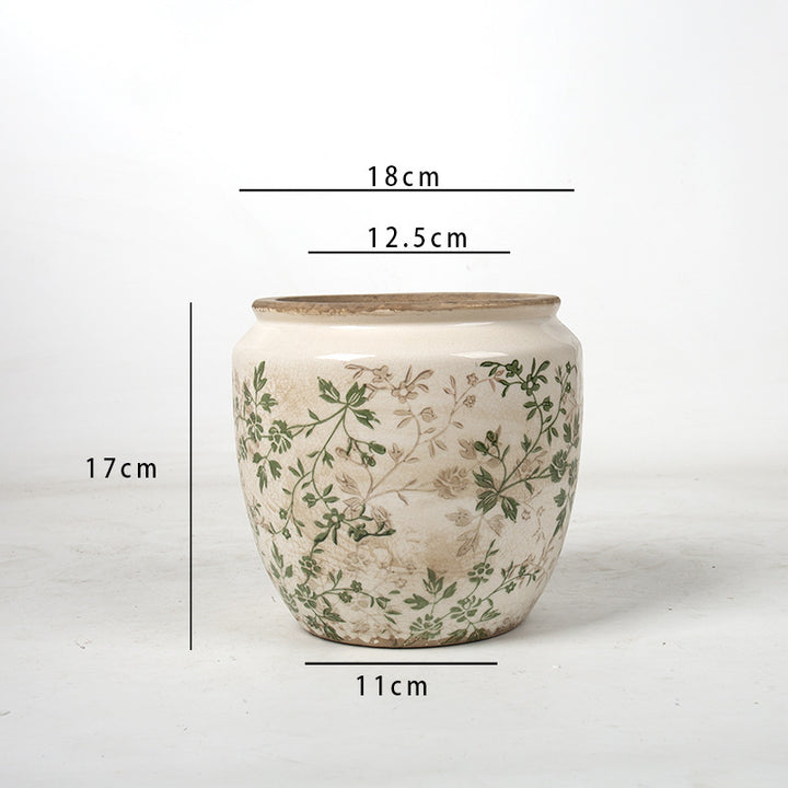 Floral Ceramic Plant Bowl Bowlift