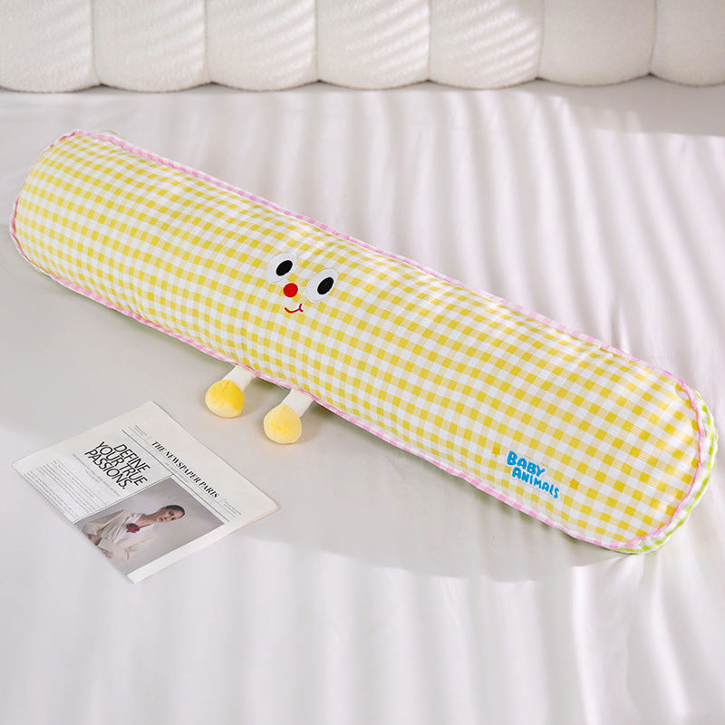 Plush Neck Roll with Playful Animal Design Bowlift