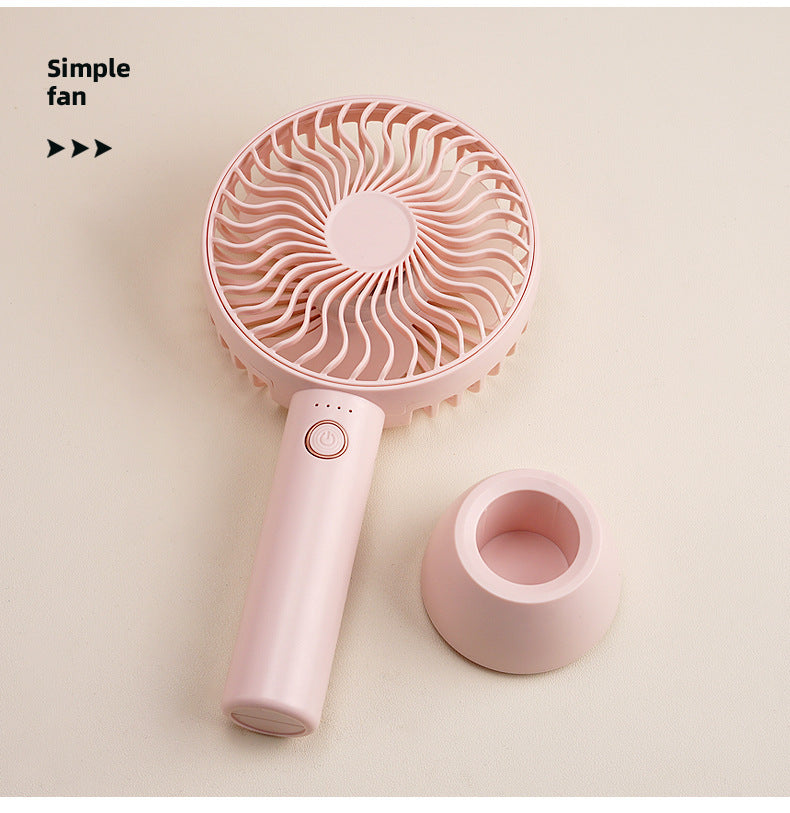 Ladies portable USB table fan with flexible tilt mechanism Bowlift