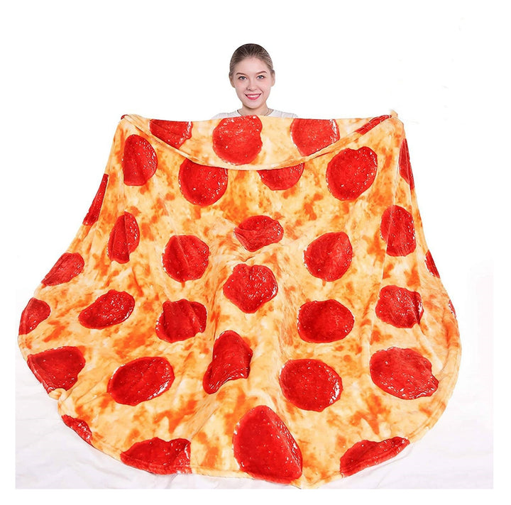 Unisex Fun Blanket in Tortilla Design Bowlift