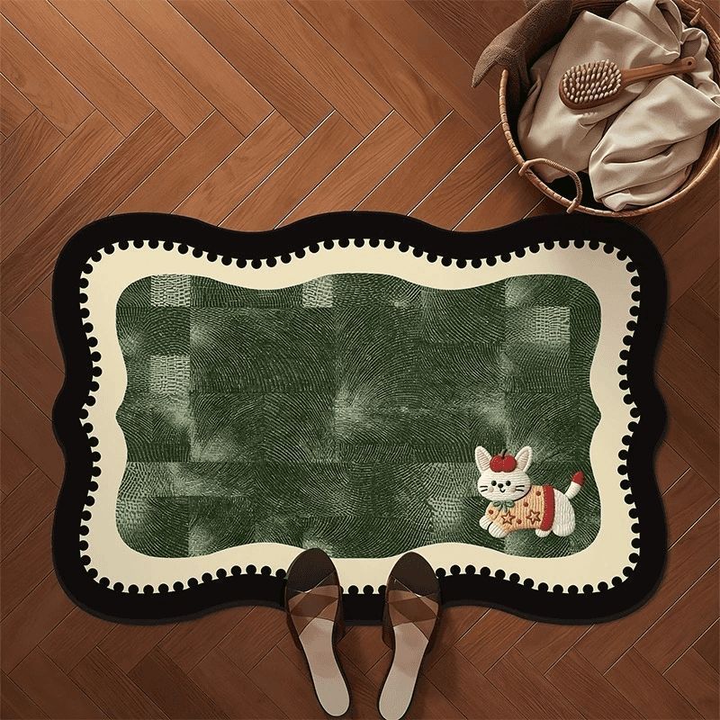 Puppy-Themed Indoor Area Mat