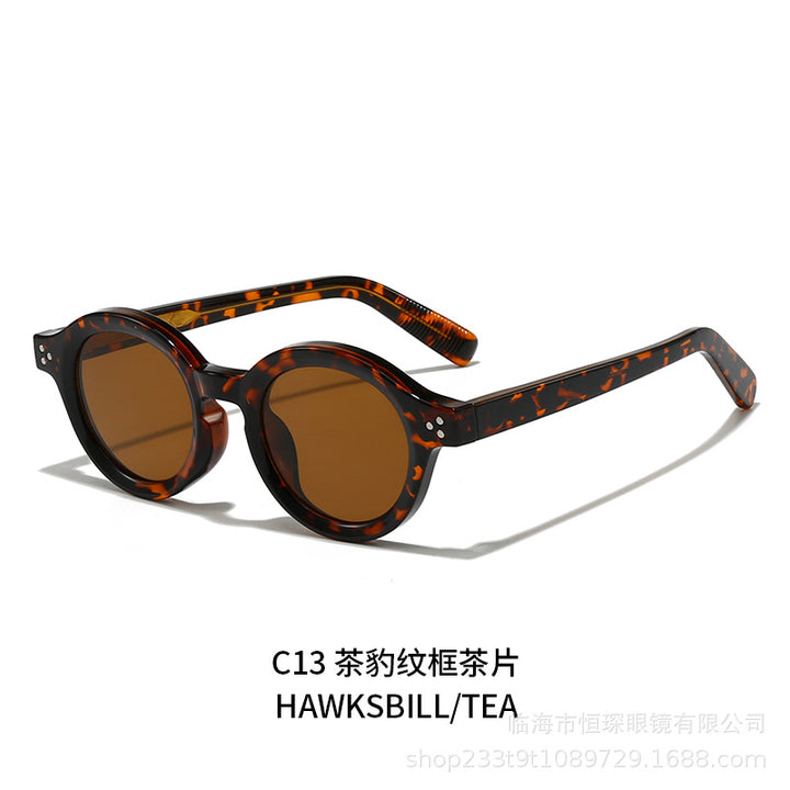 Women's fashionable sunglasses in elegant round design Bowlift