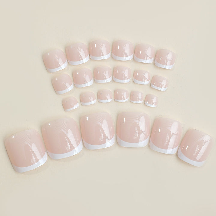 Artificial nail set with flexible nails and caring accessories Bowlift