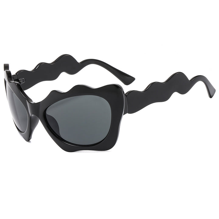 Ladies sunglasses in creative wave design Bowlift