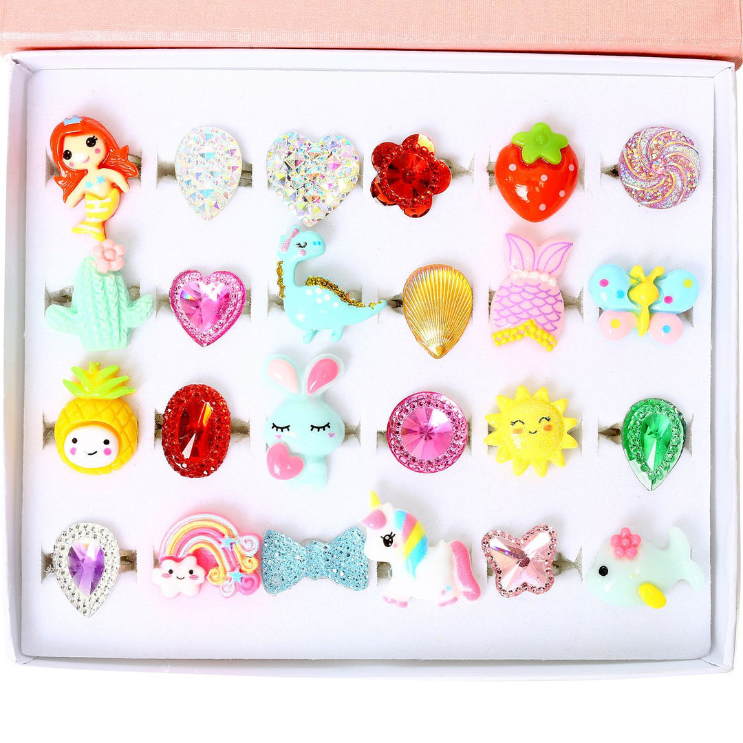 Unisex Creative Decoration Set with Colorful Motif Buttons Bowlift