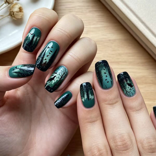 Nature-Inspired Artistic Nail Wraps Bowlift