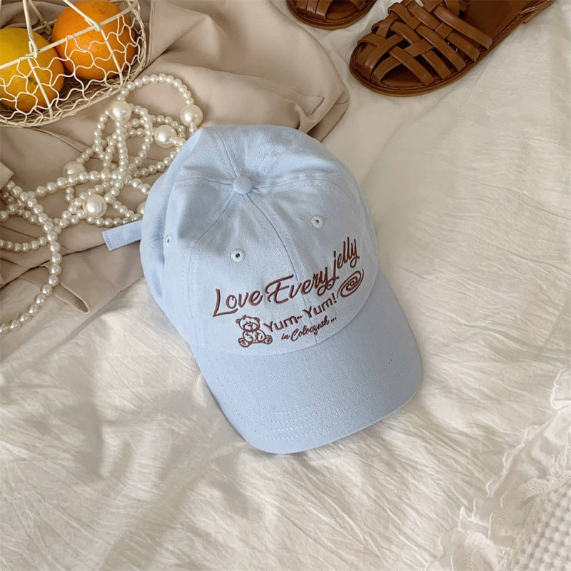 Women's Embroidered Casual Cotton Baseball Cap Bowlift