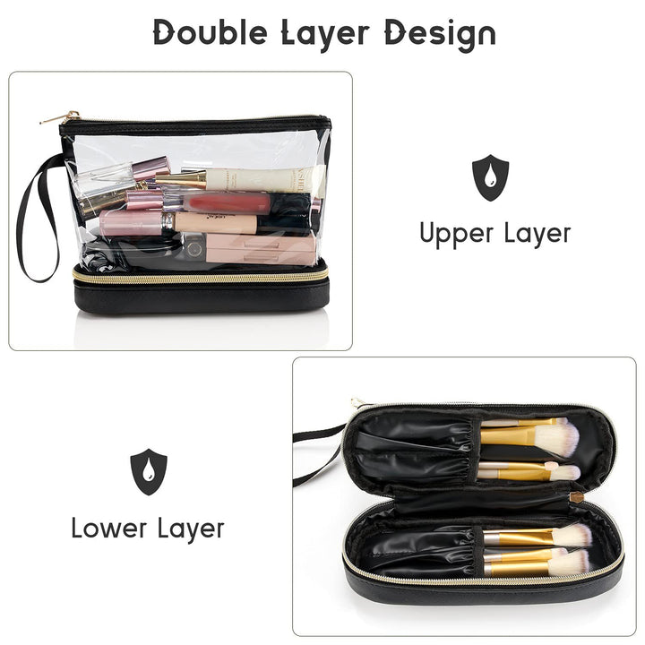Transparent Cosmetic Organizer Bag Bowlift