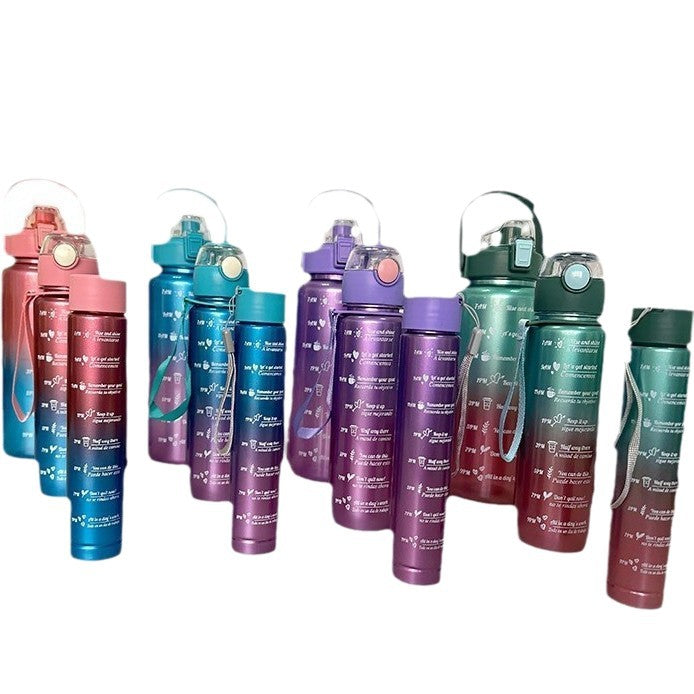 Women's Motivational Water Bottle Bowlift