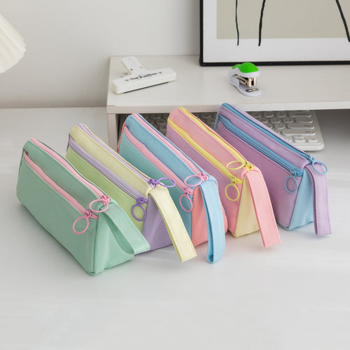 Durable Double-Zippered Pencil Pouch Bowlift