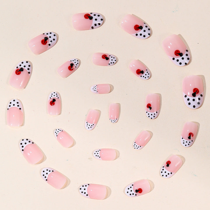 Designer French Tip Nail Art Bowlift