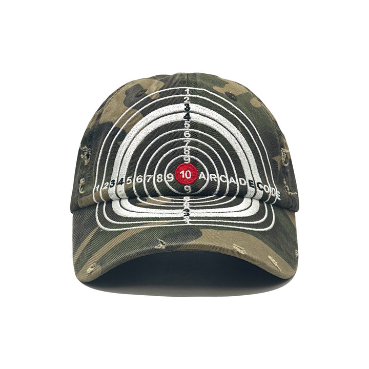 Ladies Camouflage Cap with Embroidered Design Bowlift