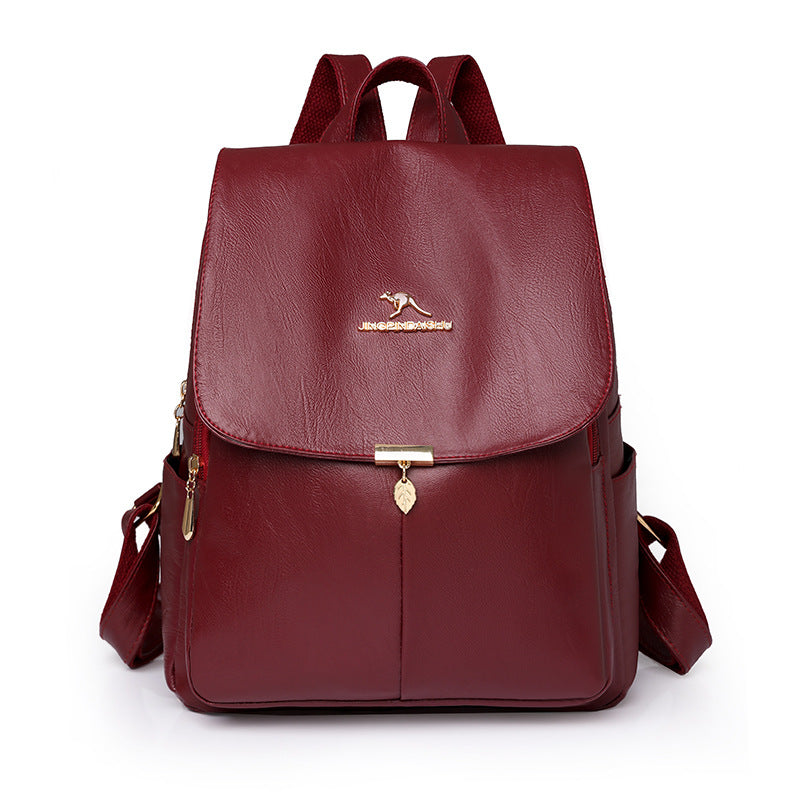 Stylish Leather Backpack
