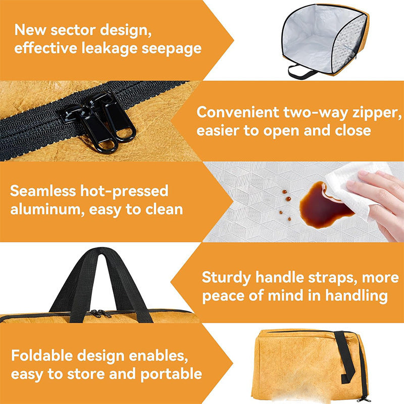 Insulated transport bag for hot food Bowlift