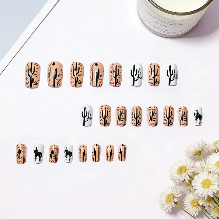 Western-Themed Nail Art Bowlift