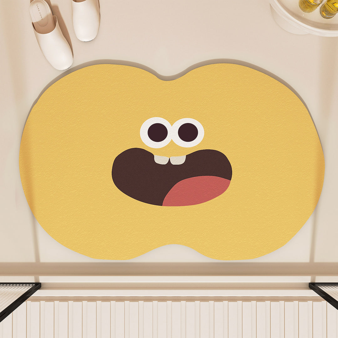Playful Cloud-Shaped Bath Mat Bowlift