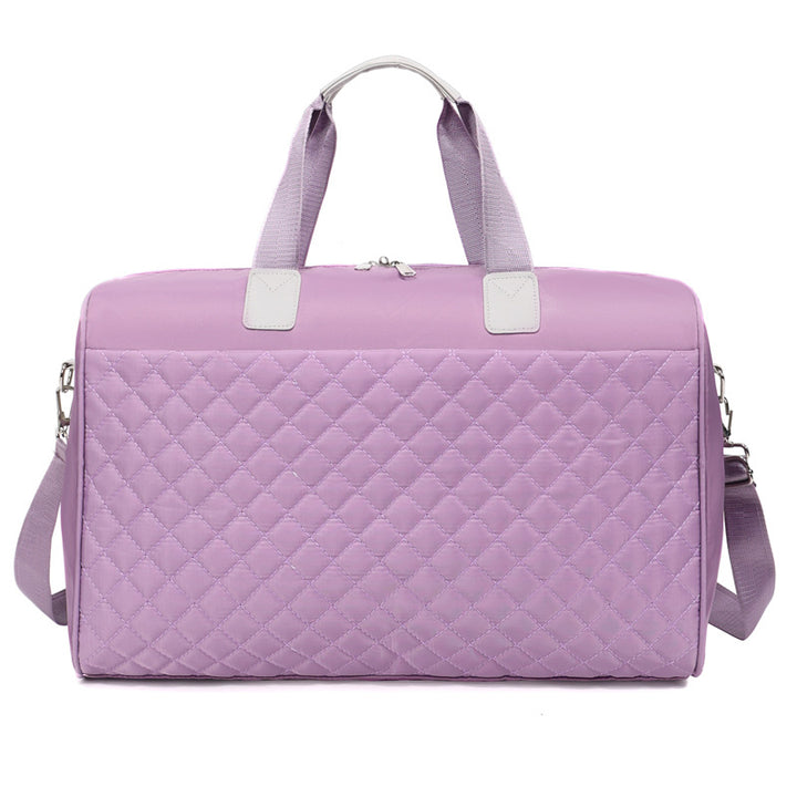 Quilted Travel Weekender Duffel Bag Bowlift