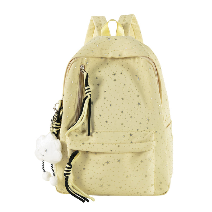 Playful Starry Patterned Backpack