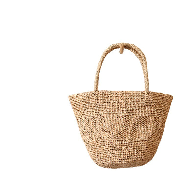 Handmade wicker tote bag with sturdy handles Bowlift