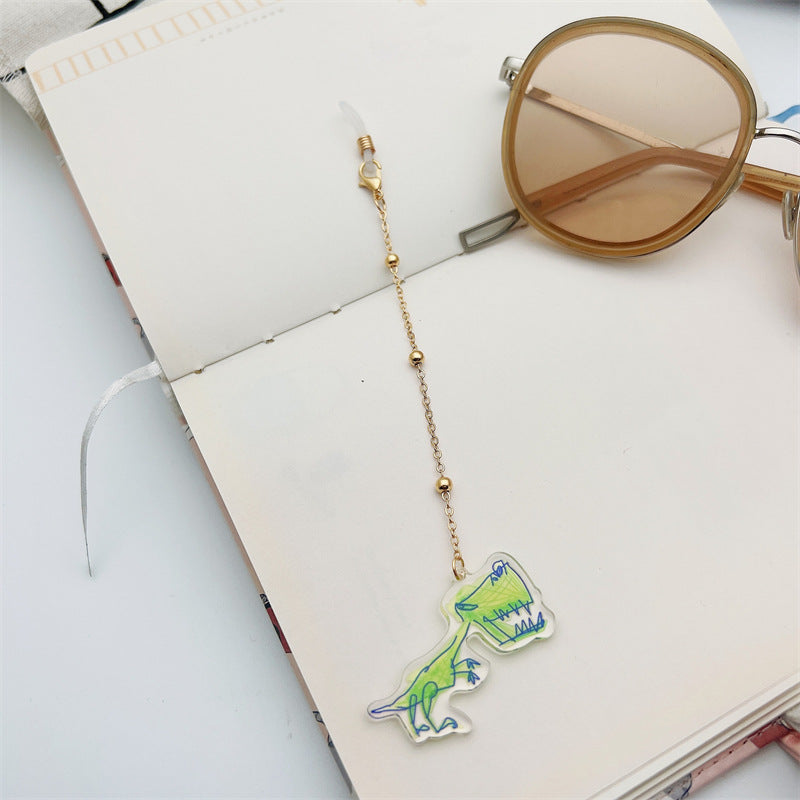 Heart-Designed Eyewear Chain Holder Bowlift