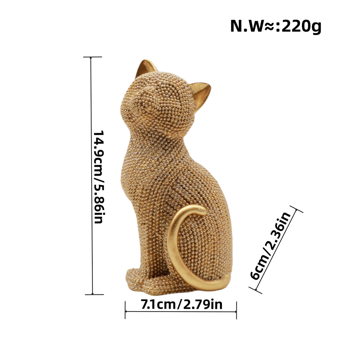 Decorative Cat Figurine Bowlift