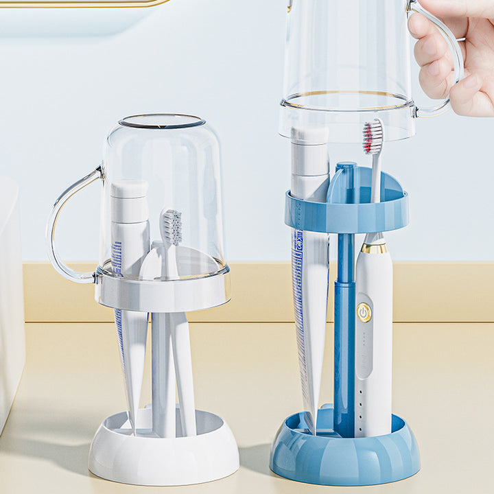 Wall-Mounted Toothbrush Storage Bowlift